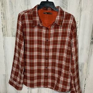 Prana Flannel Button Up Shirt
